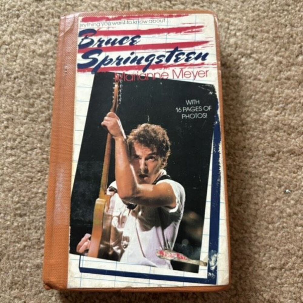 Bruce Springsteen Marianne Meyer 1984 Vintage Hard Cover *Read Description*